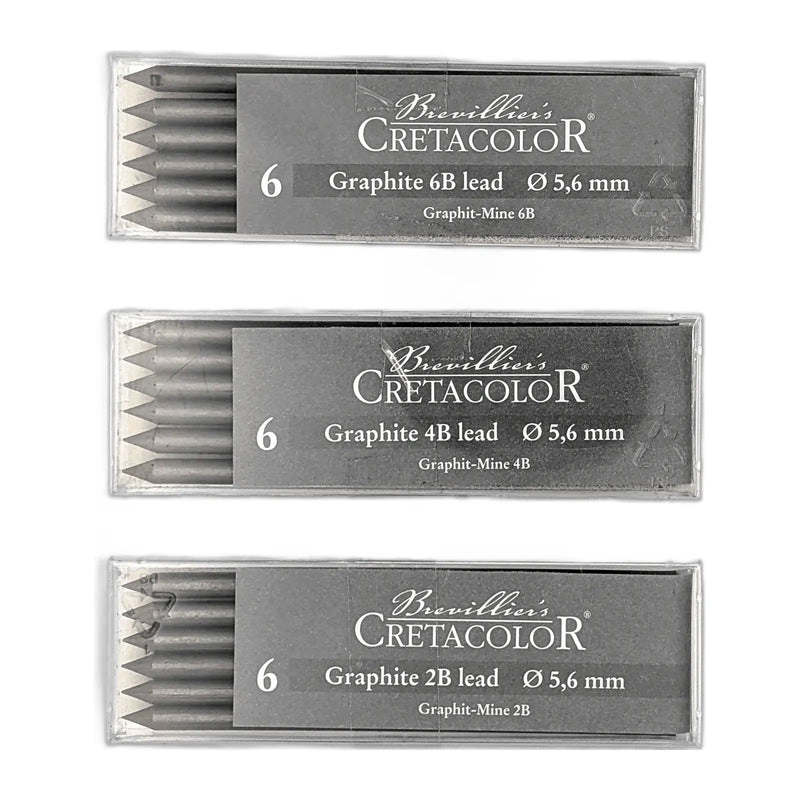 Cretacolor Graphite Leads (Set of 6)