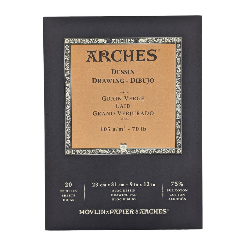 Arches Drawing Dibujo 105gsm / 70lbs Sketchpad (23 x 31cm) (20 Sheets)