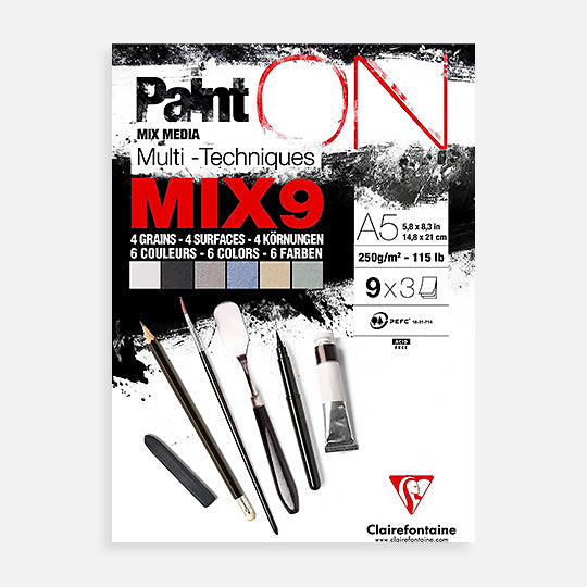 PaintOn Mix9 Mixed Media Paper Sheets