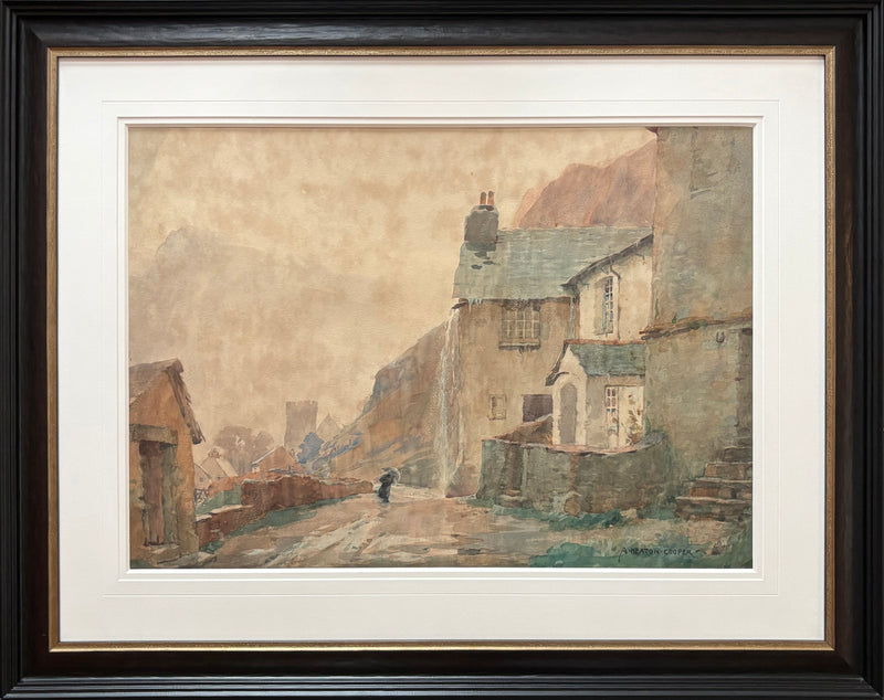Rainy Sunday, Langdale - Original Painting by Alfred Heaton Cooper (1863 - 1929)