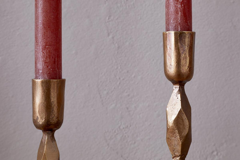 Shani Candlestick - Antique Brass