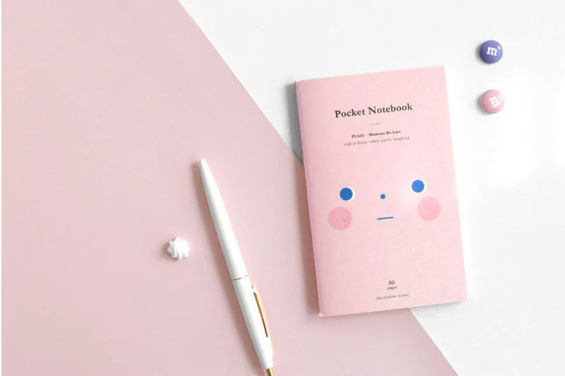 Iconic Pocket Notebook - Shy ( Plain)