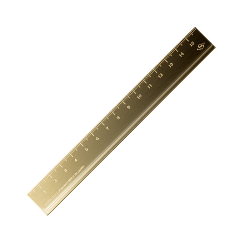 Travelers Company 16cm Brass Ruler