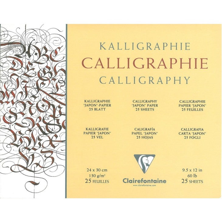 Clairefontaine Calligraphy Pad 130gsm / 60lbs (100 Sheets)