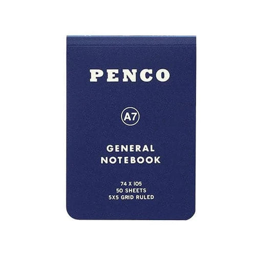 Hightide penco soft pp reporter Notebook ( Multiple Colours) A7 Navy ( Grid)