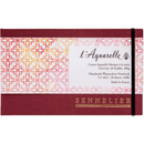 l' Aquarelle Red Handmade Watercolour Notebook 300gsm / 140lb (13cm x 21cm)