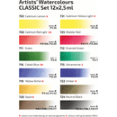 Rosa Gallery Classic Watercolour Paints (Set of 12)
