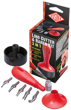 3 in 1 Lino Cutter & Baren Kit