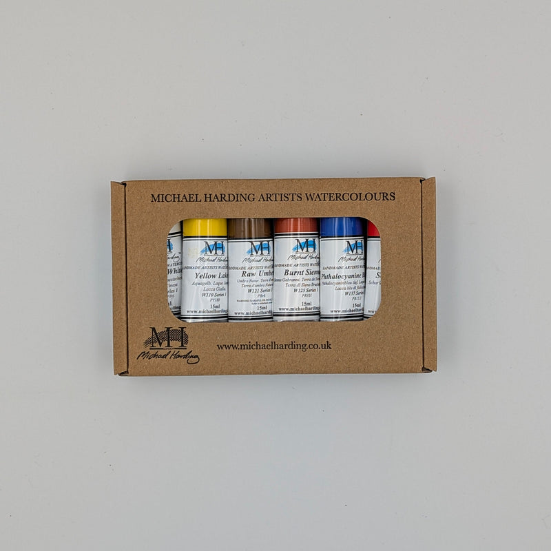 Michael Harding Primary Watercolour Paint Set (Set of 6)