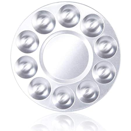 10 Well Circular Aluminium Palette (17cm)