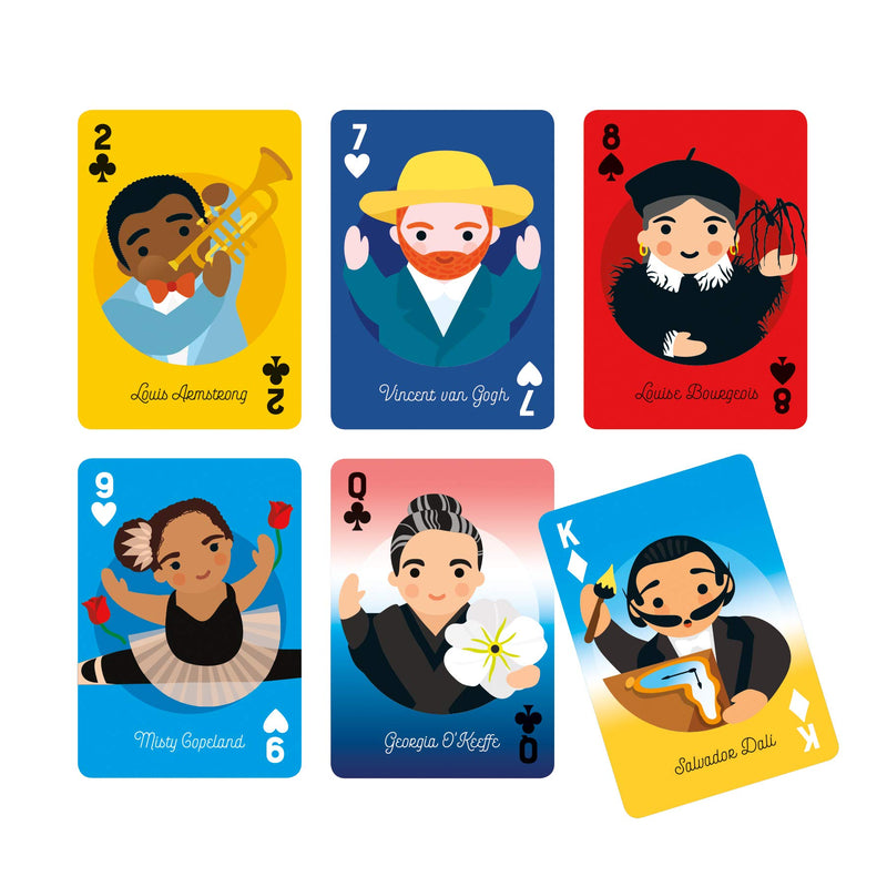Little Artists Playing Cards