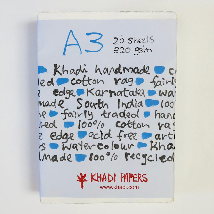 Khadi White Rag Paper Pack
