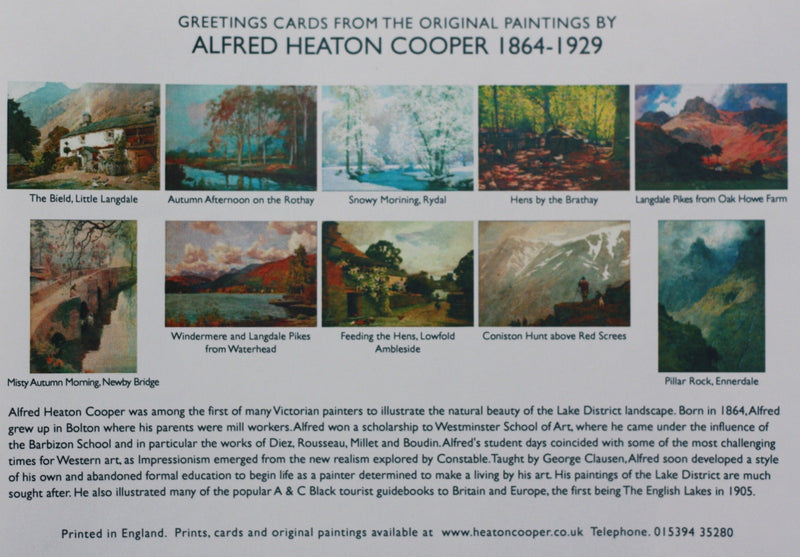 Greetings Cards - Pack of 10 Cards (Alfred Heaton Cooper)