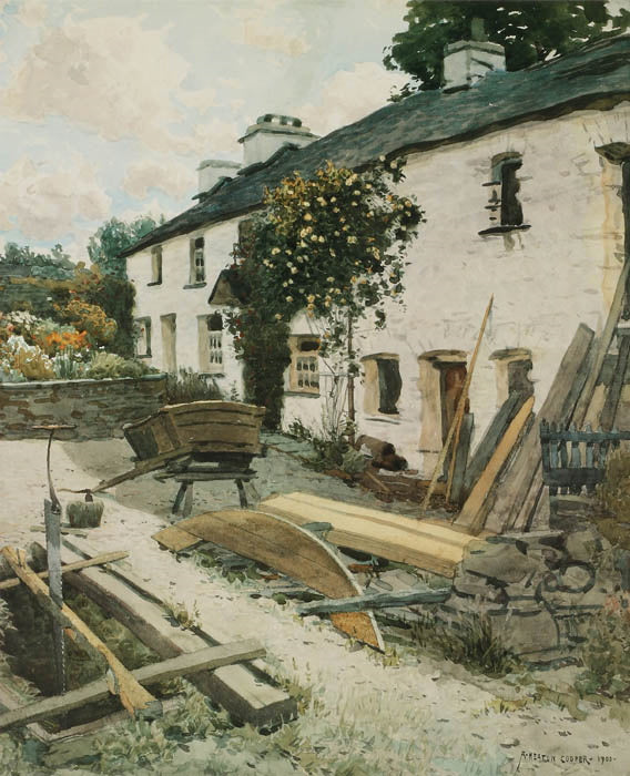 Joiners Shop, Haws Bank, Coniston by Alfred Heaton Cooper (1863 - 1929)