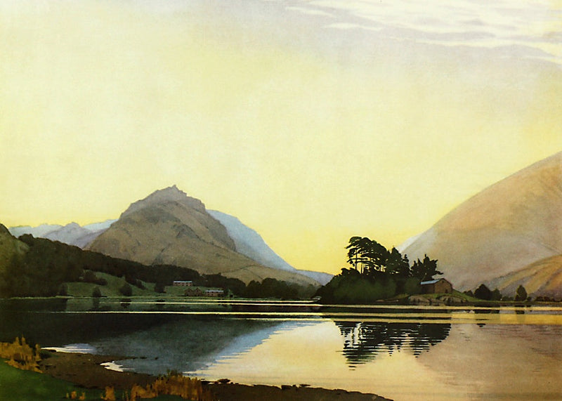 After Sunset, Grasmere by William Heaton Cooper R.I. (1903 - 1995)