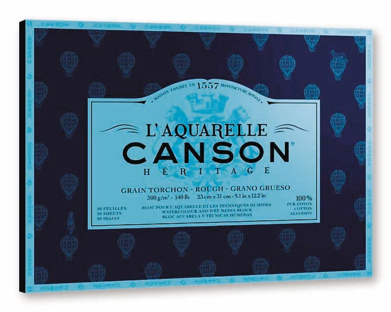 Canson Heritage Pads 300gsm / 140lbs (12 Sheets per Pad)