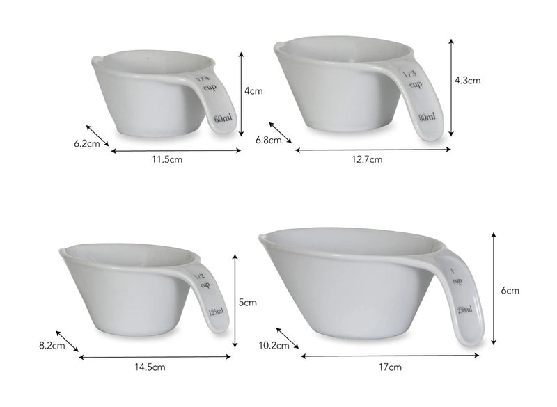 Rialto Porcelain Measuring Cup Set