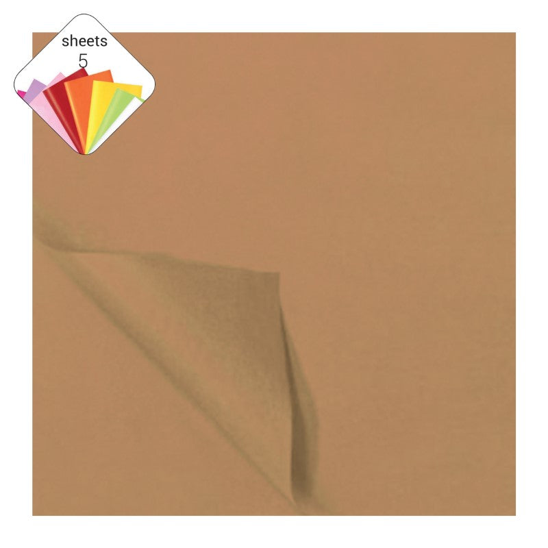 Haza Original Dark Brown Tissue Paper Sheet (50x70cm)